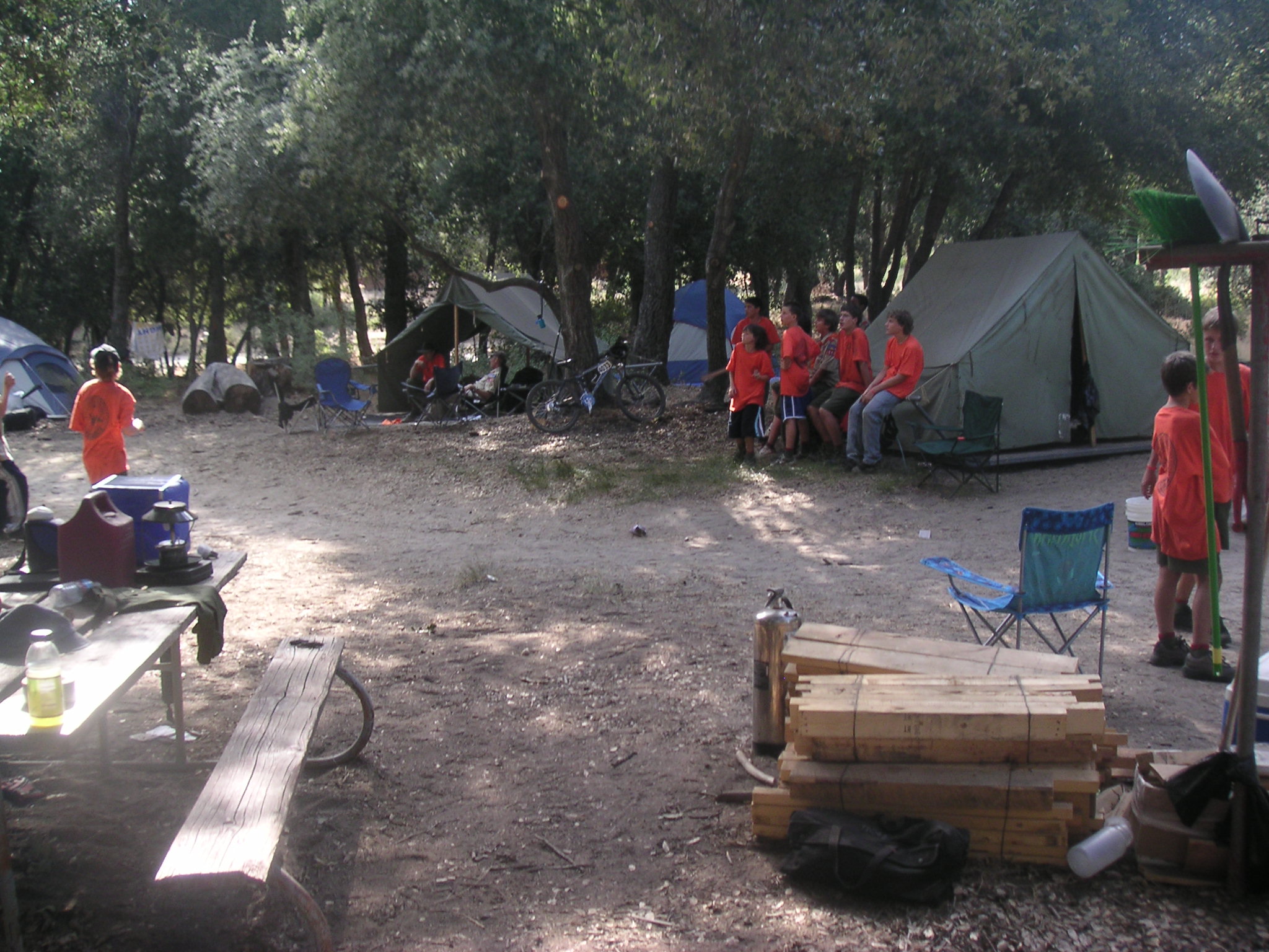 Scout campsite