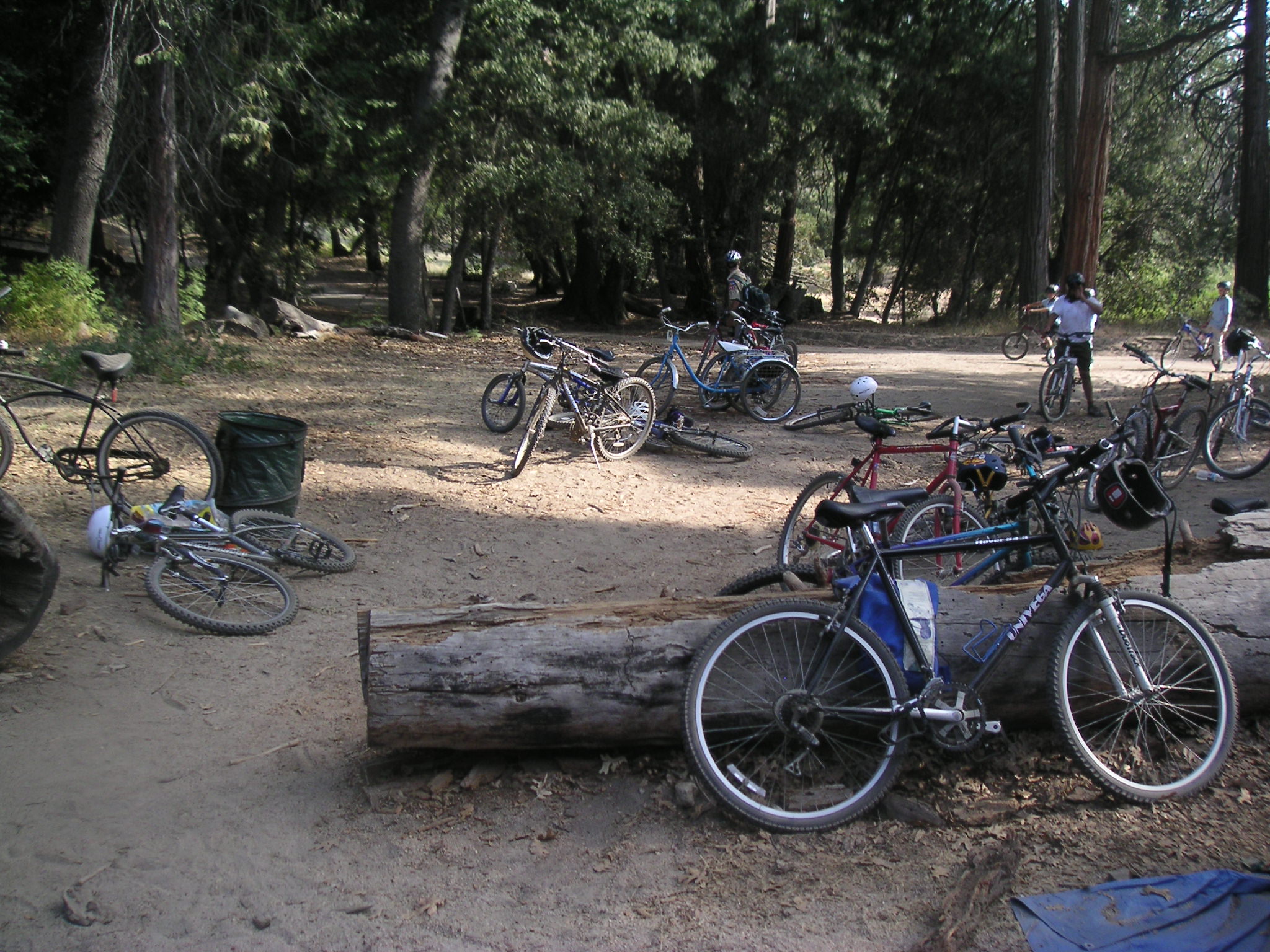 Scout camp parking lot